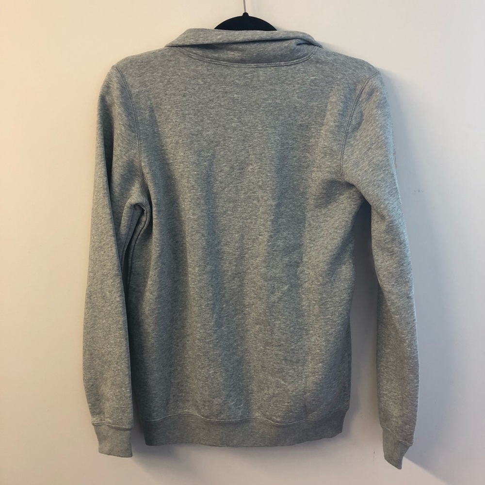 NWT Nike Air Half Zip Pullover Grey + Rose Gold - Picture 8 of 8